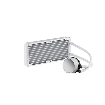 XPG Levante X 240 White All-in-One ARGB CPU Liquid Cooler - 4.72" Maximum Fan Diameter -2000 RPM - Fluid Dynamic Bearing - 4-Pin PWM(LEVANTEX240-BKCWW)
