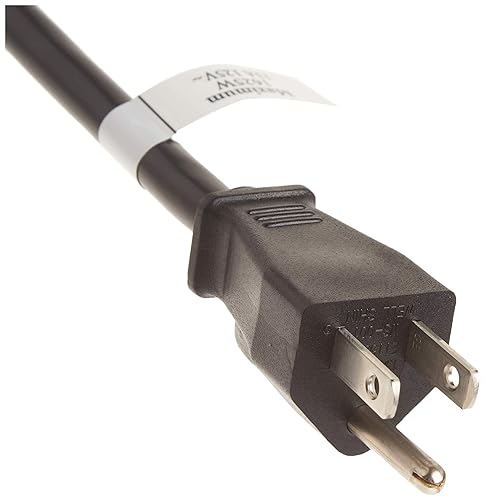 C2G 29930 16 AWG Short Extension Power Cord, 4 Feet (1.21 Meters), Black 4ft
