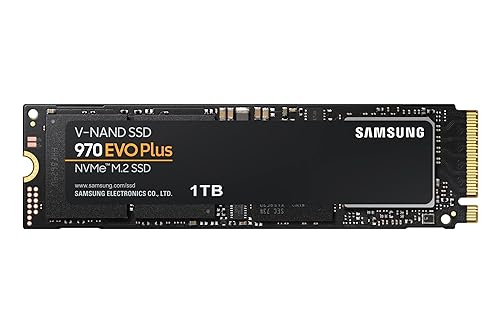 Samsung 970 EVO Plus SSD 1TB, M.2 NVMe Interface Internal Solid State Hard Drive With V-NAND Technology For Gaming, Graphic Design, MZ-V7S1T0B/AM