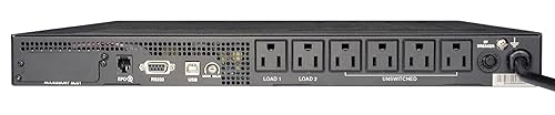 Tripp Lite SMART750RM1U Smart 750VA UPS 1U Rackmount Line-Interactive 6 Outlets 750 VA