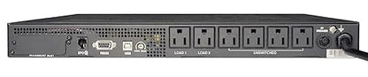 Tripp Lite SMART750RM1U Smart 750VA UPS 1U Rackmount Line-Interactive 6 Outlets 750 VA