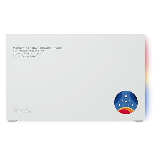 Seagate Starfield Special Edition Game Hub 8TB External Gaming Hard Drive Desktop HDD - USB 3.2 Gen 1, Dual USB-C and USB-A Ports, Custom RGB LED, 3 Year Rescue Services (STMK8000400) Starfield 8TB Gaming