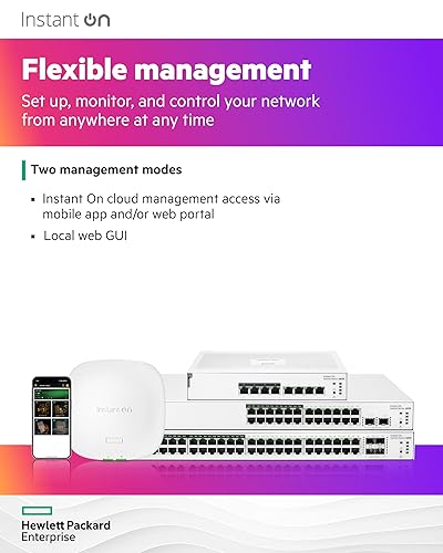 Aruba Instant On 1830 8-Port Gb Smart Switch | Fanless | US Cord (JL810A#ABA)