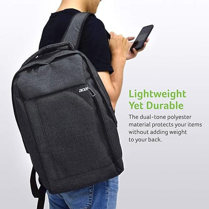 Acer Travel Backpack, Gray, 15.6-inch