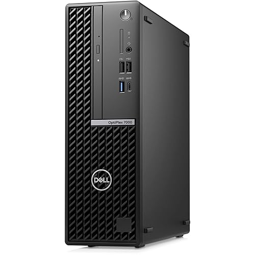 Dell OptiPlex 7000 Desktop Computer - Intel Core i5 12th Gen i5-12500 Hexa-core (6 Core) 3 GHz - 16 GB RAM DDR4 SDRAM - 256 GB M.2 PCI Express NVMe 3.0 x4 SSD - Small Form Factor - Black T74N3