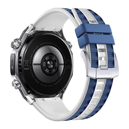 HUAWEI Watch Ultimate 2 Smart Watch, Zirconium-Based Liquid Metal case, 150-Meter Diving Watch, Sonar-Based Underwater Communication, Accurate Health Monitor, Blue