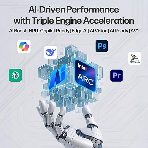 ASUS NUC 15 Pro+ Small PC, Intel Series 2 Core Ultra 7 255H, 64GB DDR5 RAM, 1TB PCIe SSD, Intel Arc 140T GPU, Thunderbolt 4, Win 11 Pro, WiFi 7, BT 5.4, High Performance AI Computing, 8K Video Editing 64GB RAM | 1TB SSD NUC 255H - KB+MS