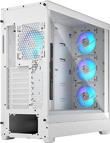 Fractal Design Pop XL Air RGB White Tempered Glass Clear Tint E-ATX Computer Case - (FD-C-POR1X-01)