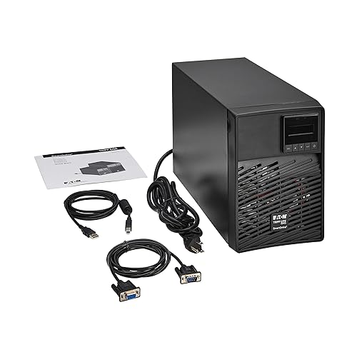 Tripp Lite SmartOnline 120V 1kVA 900W Double-Conversion UPS, Tower, Extended Run, Network Card Options, LCD, USB, DB9 Serial (SU1000XLCD)