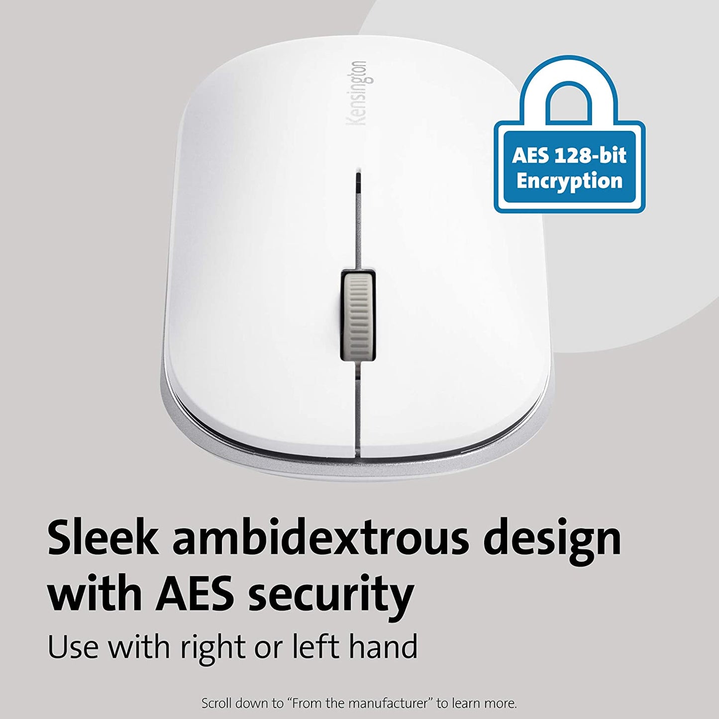 Kensington SureTrack™ Dual Wireless Mouse- White (K75353WW)