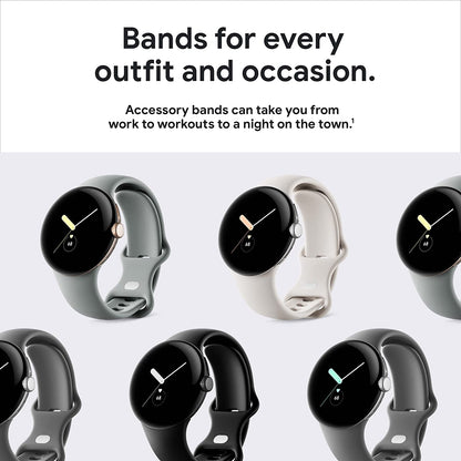 Google Pixel Watch Active Band, Charcoal (GA03266-WW) Active One Size Charcoal