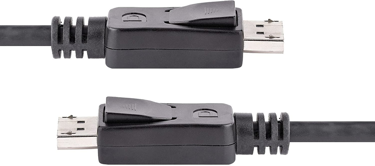 Startech 6ft (2m) DisplayPort 1.2 Cable 10 Pack, 4K Ultra HD VESA Certified DisplayPort Cable, HBR2, DP to DP Cable for Monitor, Latching DP Connectors - DP 1.2 Cable Male/Male (DISPLPORT6L10PK)