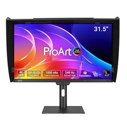 ASUS ProArt Display PA32USD 32 4K HDR OLED Professional Monitor 4K OLED 12G SDI 32 Inch