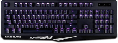 Mad Catz The Authentic S.T.R.I.K.E. 4 Mechanical Gaming Keyboard - Black