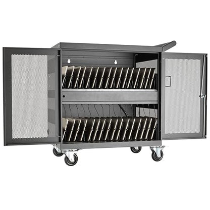 Tripp Lite 32-Port USB Charging Cart Storage Station for iPad and Android Tablets, Charge and Sync (CSC32USB) 32 Port USB Cart
