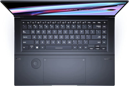 ASUS Zenbook Pro 16X OLED 16” 4K OLED 16:10 Touch Display, ASUS Dial, Intel Core™ i9-12900H, GeForce RTX 3060 Graphics, 32GB RAM, 1TB SSD, Windows 11 Pro, Tech Black, UX7602ZM-XS91T-CA