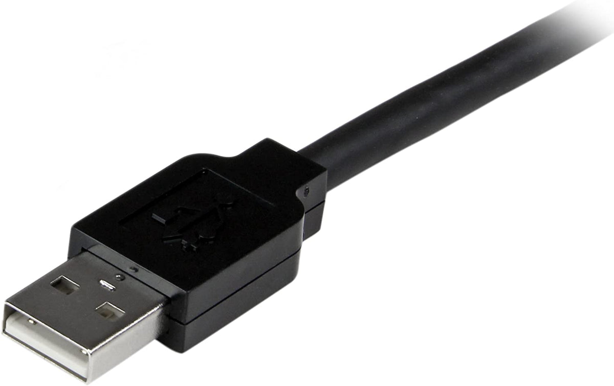 StarTech.com 35m USB 2.0 Active Extension Cable - M/F - USB extension cable - USB (M) to USB (F) - USB 2.0 - 115 ft - active - black - USB2AAEXT35M 114.8 ft USB 2.0 Cable