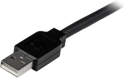 StarTech.com 35m USB 2.0 Active Extension Cable - M/F - USB extension cable - USB (M) to USB (F) - USB 2.0 - 115 ft - active - black - USB2AAEXT35M 114.8 ft USB 2.0 Cable