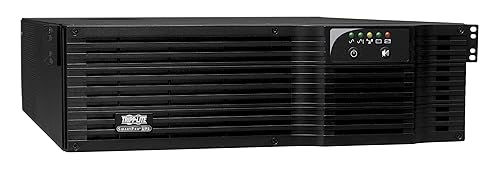 Tripp Lite SMART5000TEL3U 5000VA 3750W UPS Smart Rackmount AVR 208V 5kVA USB DB9 3URM, 5 Outlets