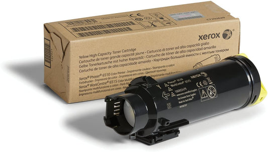 Xerox Phaser 6510/Workcentre 6515 Yellow High Capacity Toner Cartridge (2,400 Pages) - 106R03479 High Capacity Yellow