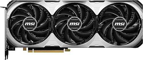 MSI Gaming RTX 4070 TI Super 16G Ventus 3X OC Graphics Card (NVIDIA RTX 4070 Ti Super, 256-Bit, Boost Clock: 2655 MHz, 16GB GDRR6X 21 Gbps, HDMI/DP, Ada Lovelace Architecture)