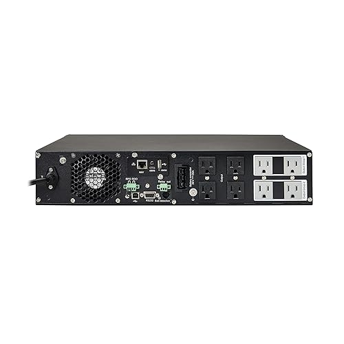 Tripp Lite 120V 750VA 675W Double-Conversion UPS - 6 Outlets, Extended Run, WEBCARDLX, LCD, USB, DB9, 2U Rack/Tower