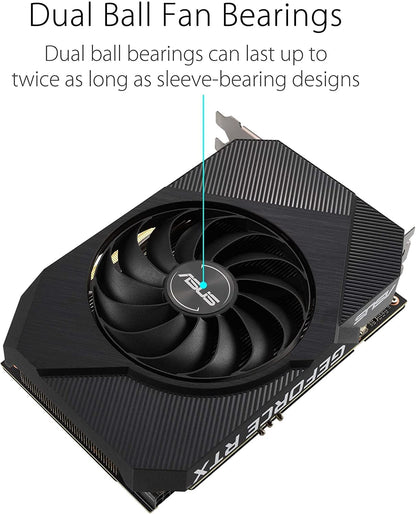ASUS Phoenix GeForce RTX 3050 8GB GDDR6 PCI Express 4.0 Video Card PH-RTX3050-8G