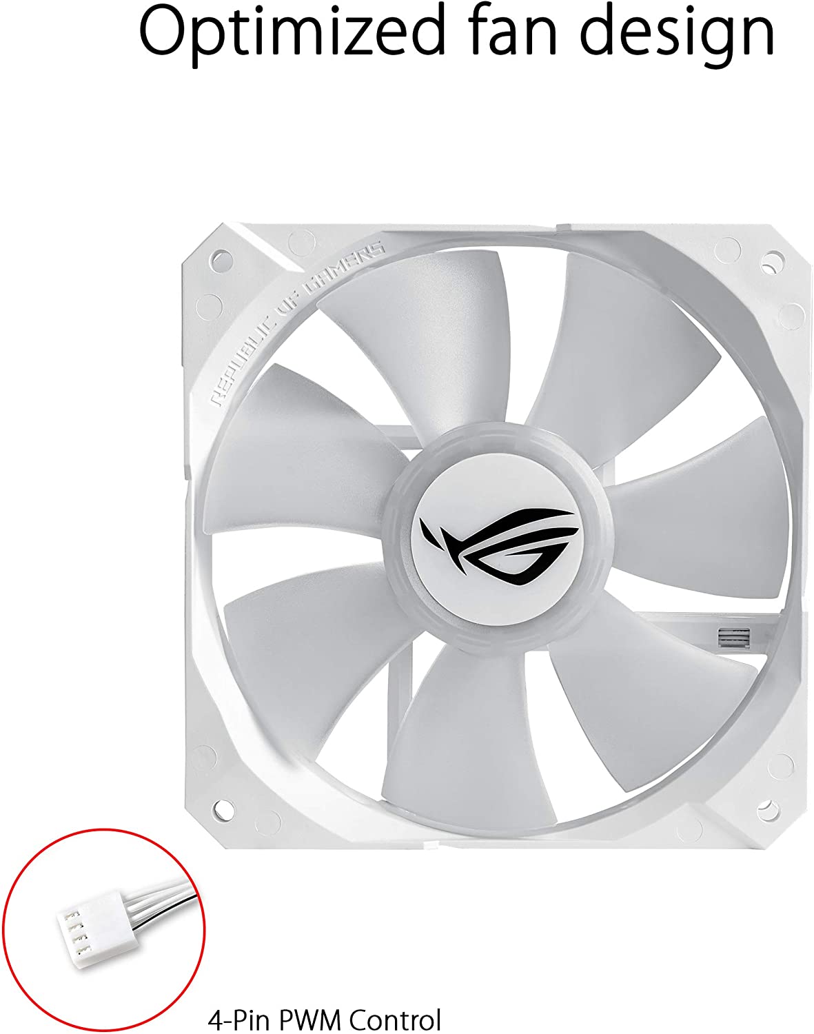 ASUS ROG Strix LC 240 RGB White Edition All-in-one Liquid CPU Cooler with Aura Sync RGB, and Dual ROG 120mm addressable RGB Radiator Fans STRIX LC RGB White Edition 240mm