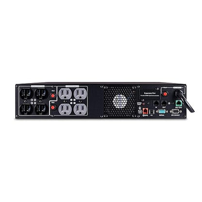 CyberPower PR1500RT2U Smart App Sinewave UPS System, 1500VA/1500W, 8 Outlets, 2U Rack/Tower, AVR
