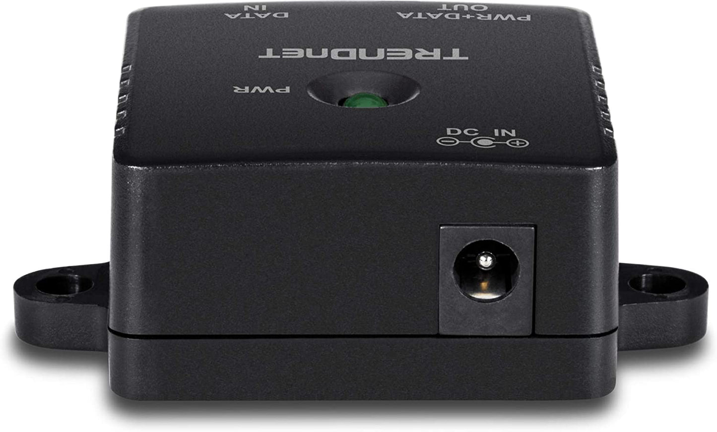 TRENDnet Gigabit Power Over Ethernet Injector, Full Duplex Gigabit Speeds, 1 x Gigabit Ethernet Port, 1 x PoE Gigabit Ethernet Port, Network Devices Up To 100M (328 ft), 15.4W, Black, TPE-113GI