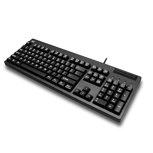 Adesso EasyTouch AKB-630SB-TAA – Smart Card Reader Keyboard (TAA Compliant)