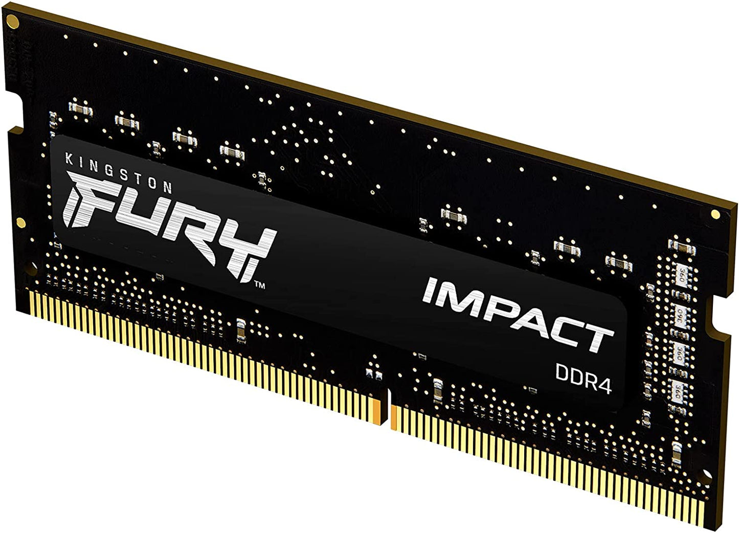 Kingston FURY Impact 16GB 3200MT/s DDR4 CL20 Laptop Memory Single Module | Intel XMP | AMD Ryzen | Plug n Play | Low Power Consumption | KF432S20IB/16 16GB 3200MHz