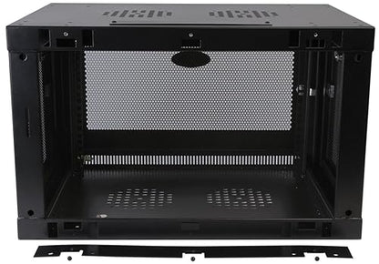 TRIPP LITE 6U Wall Mount Rack Enclosure Server Cabinet, 16.5 Deep, Switch-Depth (SRW6U), Black