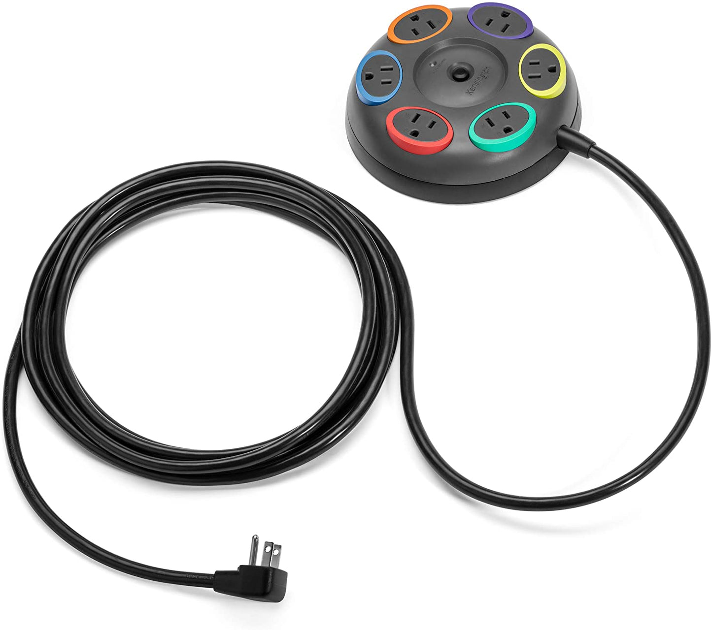 Kensington SmartSockets 6-Outlet, 16-Foot Cord, &amp; 1500 Joules Tabletop Surge Protector (K62634NA) 16-Foot Cord Tabletop (1500 Joules, 16' Cord)