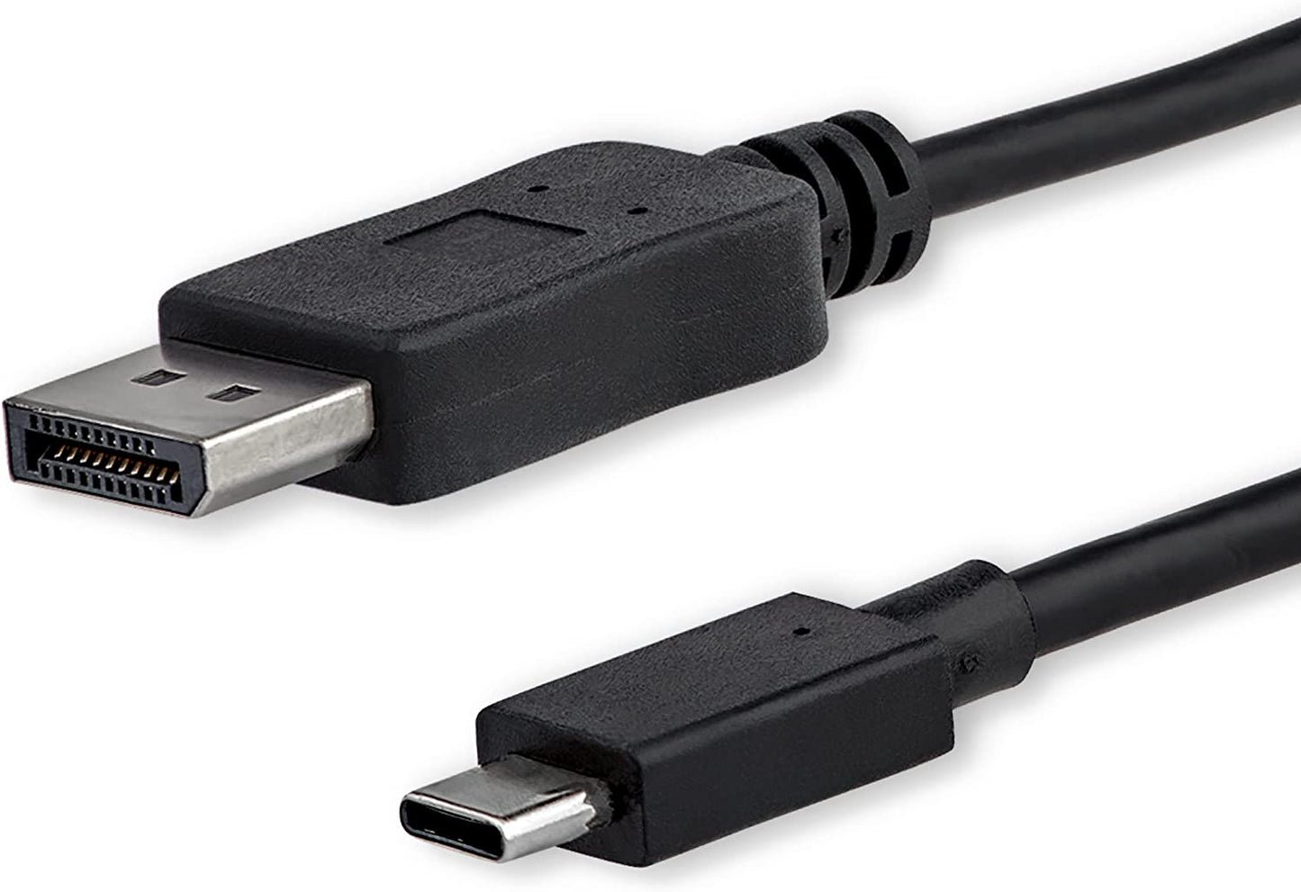 StarTech.com 6ft/1.8m USB C to DisplayPort 1.2 Cable 4K 60Hz - USB-C to DP Adapter HBR2 - USB Type-C DP Alt Mode to DP Monitor Video Cable (CDP2DPMM6B) - Limited stock, see similar item CDP2DP2MBD 6 ft / 2 m Black