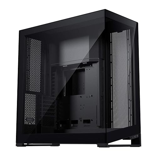 Phanteks NV9, Showcase Full-Tower Chassis, High Airflow Performance, Integrated D/A-RGB Lighting, Seamless Tempered Glass Design, 11x 140mm Fan Positions (Black) NV9 Black