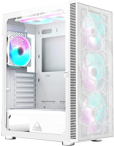 Montech X3 Mesh Midi-Tower, DRGB, Tempered Glass -weiß X3 MESH White X3 Mesh White
