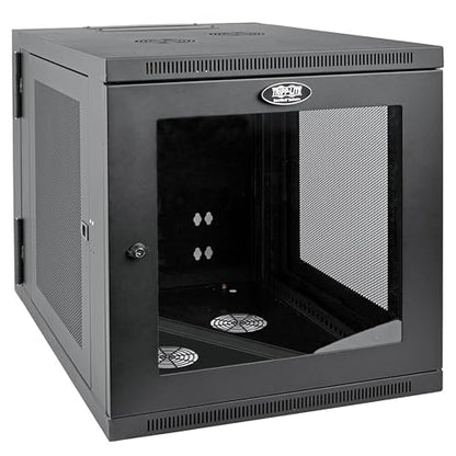TRIPP LITE 12U Server-Depth Wall Mount Rack Enclosure Cabinet with Acrylic Window, Door, Sides SRW12US33G