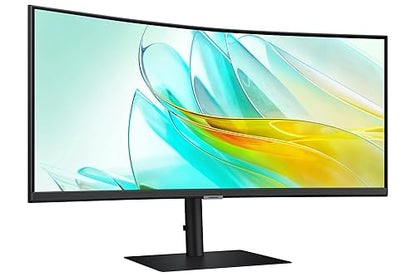 Samsung 34 inch Viewfinity Ultra-WQHD S65UC Business Monitor with 100Hz Refresh Rate, 1.07 Billion Colors, USB C, Built-in Speaker, 3-Year Warranty - LS34C654UENXGO [Canada Version](2025)