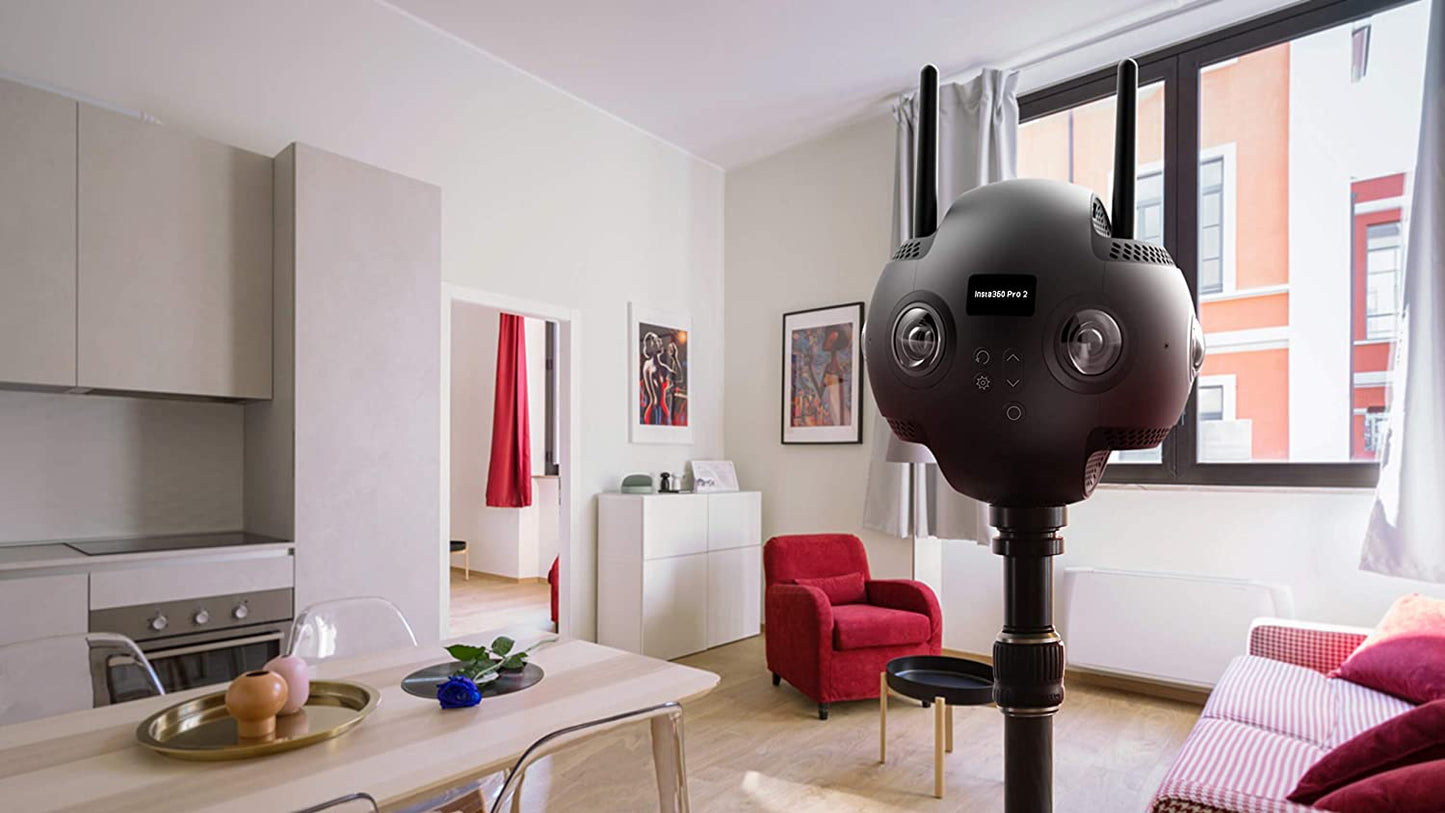insta360 Pro II 8K 360-Degree Spherical Virtual Reality Camera with Farsight Live Monitoring