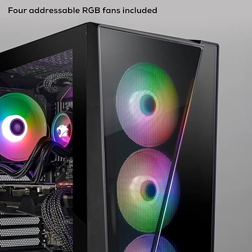 iBUYPOWER SlateMR Gaming PC Computer Desktop SlateMRI7N46T01 (Intel Core i7 13700F, RTX 4060Ti 8GB, 16GB DDR5 5200, 1TB NVMe SSD, Windows 11 Home) i7 13700F | RTX 4060Ti 8GB