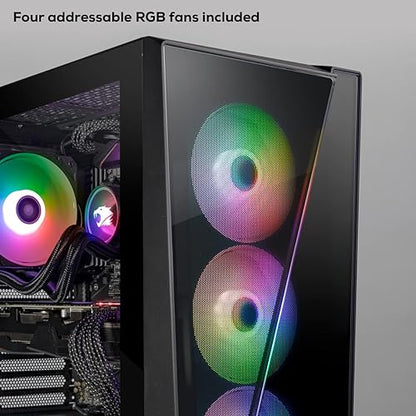 iBUYPOWER SlateMR Gaming PC Computer Desktop SlateMRI7N46T01 (Intel Core i7 13700F, RTX 4060Ti 8GB, 16GB DDR5 5200, 1TB NVMe SSD, Windows 11 Home) i7 13700F | RTX 4060Ti 8GB