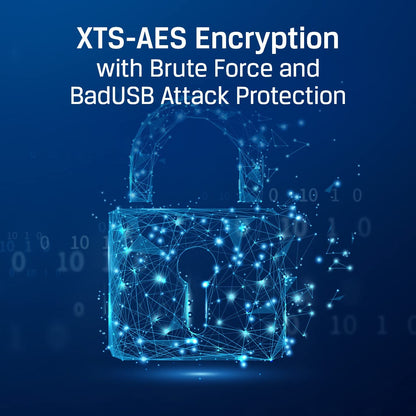 Kingston Ironkey Locker+ 50 128GB Encrypted USB Flash Drive | USB 3.2 Gen 1 | XTS-AES Protection | Multi-Password Security Options | Automatic Cloud Backup | Metal Casing | IKLP50/128GB