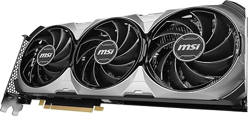 MSI Gaming RTX 4070 Super 12G Ventus 3X OC Graphics Card (NVIDIA RTX 4070 Super, 192-Bit, Boost Clock: 2520 MHz, 12GB GDRR6X 21 Gbps, HDMI/DP, Ada Lovelace Architecture)