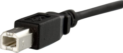 StarTech.com 3 ft Panel Mount USB Cable B to B - F/M - Panel Mount USB Extension USB-B Female to USB-B Male Adapter Cable - USB-B (F) Port (USBPNLBFBM3)
