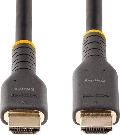 StarTech.com 30ft Active HDMI Cable w/Ethernet - HDMI 2.0 4K 60Hz UHD - Rugged HDMI Cord w/Aramid Fiber - Durable High Speed HDMI Cable - Heavy-Duty HDMI 2.0 Cable (RH2A-10M-HDMI-CABLE)