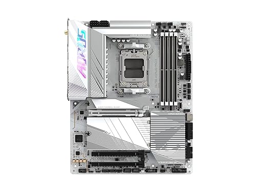 GIGABYTE X670E AORUS PRO X (AM5/ LGA 1718/ AMD/ X670E/ EATX/ 5-Year Warranty/ DDR5/ Quad M.2/ PCIe 5.0/ USB 3.2 Gen2X2 Type-C/WiFi 7/ Intel 2.5GbE LAN/Q-Flash Plus/EZ-Latch Plus/Motherboard)