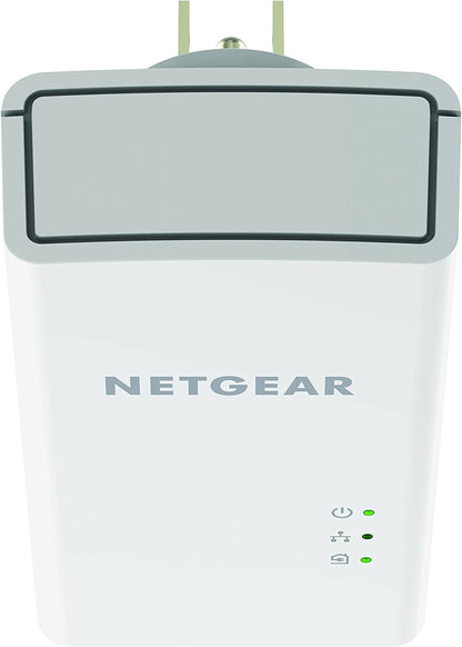NETGEAR Powerline adapter Kit, 1200 Mbps Wall-plug, 1.2 Gigabit Ethernet Ports (PL1200-100PAS) 1.2 Gbps Kit