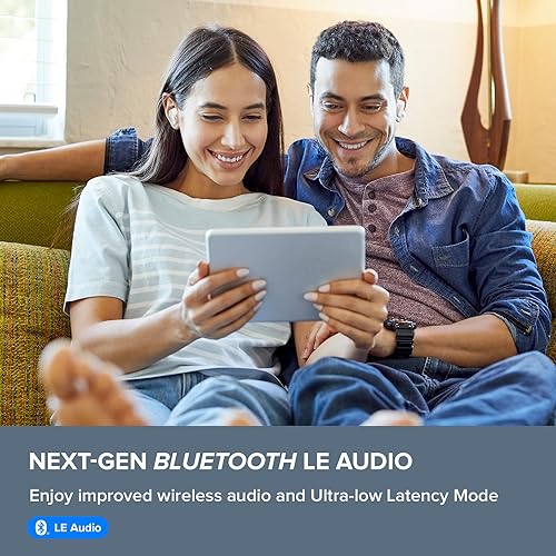 Creative Zen Air Pro Lightweight True Wireless Sweatproof in-Ears with Active Noise Cancellation, Ambient Mode, LE Audio, Bluetooth 5.3, IPX5, Up to 33 Hours Battery Life