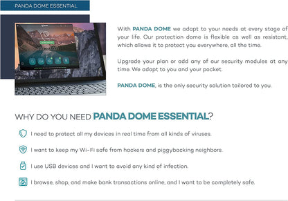 WatchGuard Panda Dome Essential - 1 Year - 5 Licenses (WGDOE031)